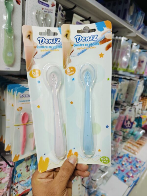 Cuillère bébé silicone