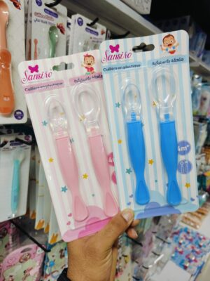 Cuillère bébé silicone